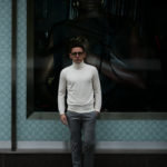 Cuervo (クエルボ) Sartoria Collection (サルトリア コレクション) John(ジョン) Turtle Neck Sweater (タートルネックセーター) ウールニット セーター WHITE (ホワイト) MADE IN JAPAN (日本製) 2019 秋冬 【ご予約受付開始】のイメージ