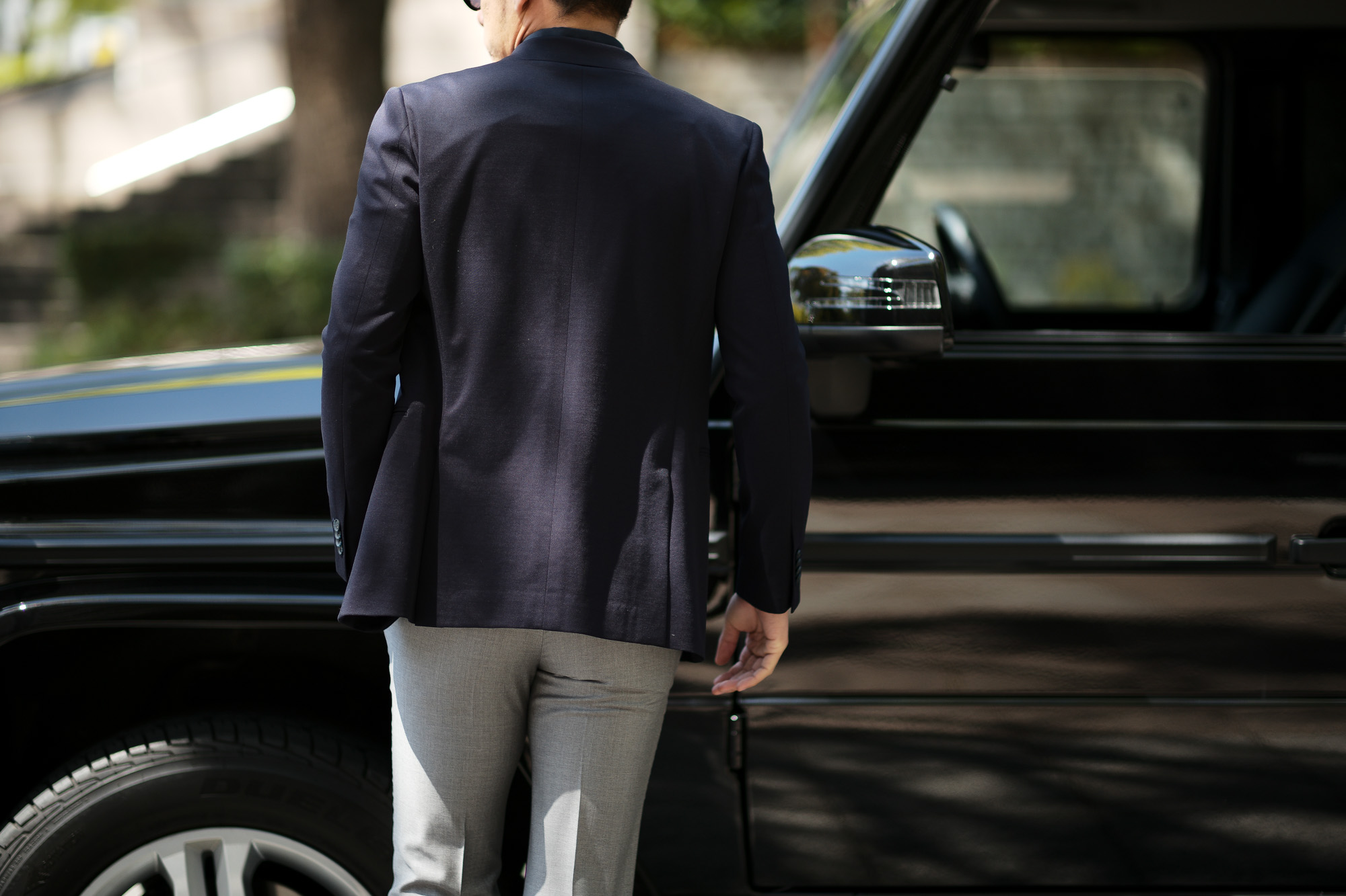 Cuervo (クエルボ) Sartoria Collection (サルトリア コレクション) Lobb (ロブ) Summer Jersey Jacket サマージャージー  3B ジャケット NAVY (ネイビー) MADE IN JAPAN (日本製) 2019 春夏新作 愛知 名古屋 alto e diritto アルトエデリット