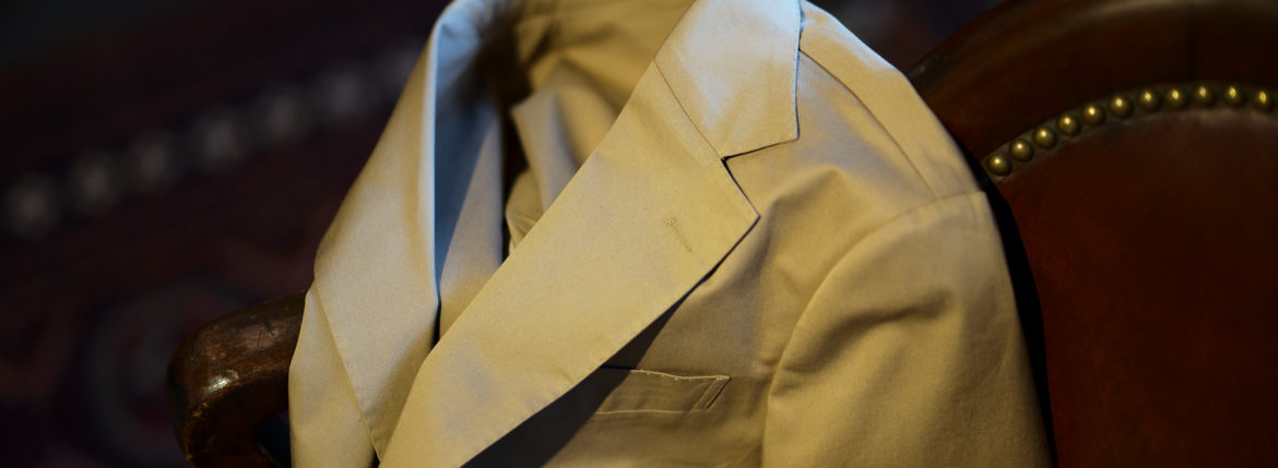 Cuervo (クエルボ) Sartoria Collection (サルトリア コレクション) Rooster (ルースター) ストレッチコットン スーツ BEIGE (ベージュ) MADE IN JAPAN (日本製) 2019 春夏 愛知 名古屋 alto e diritto アルトエデリット