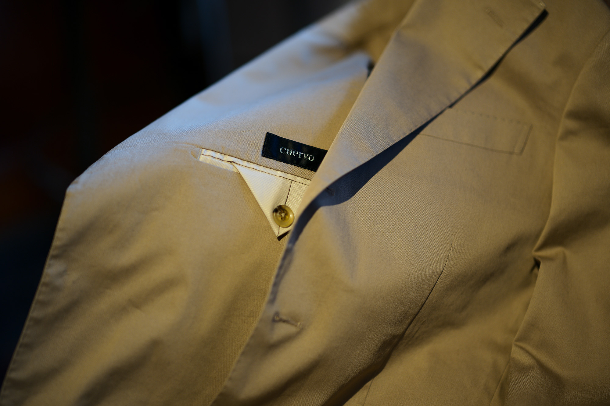  Cuervo (クエルボ) Sartoria Collection (サルトリア コレクション) Rooster (ルースター) ストレッチコットン スーツ BEIGE (ベージュ) MADE IN JAPAN (日本製) 2019 春夏  愛知 名古屋 alto e diritto アルトエデリット