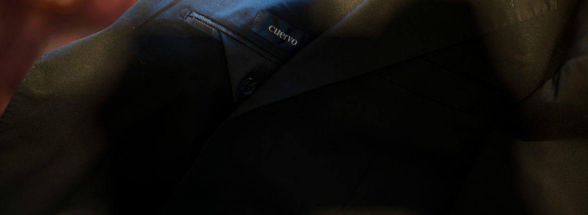 Cuervo (クエルボ) Sartoria Collection (サルトリア コレクション) Rooster (ルースター) ストレッチコットン スーツ BLACK (ブラック) MADE IN JAPAN (日本製) 2019 春夏 愛知 名古屋 alto e diritto アルトエデリット