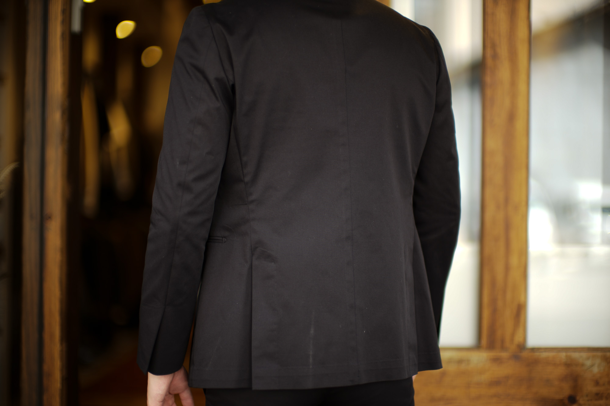 Cuervo (クエルボ) Sartoria Collection (サルトリア コレクション) Rooster (ルースター) ストレッチコットン スーツ BLACK (ブラック) MADE IN JAPAN (日本製) 2019 春夏新作 愛知 名古屋 alto e diritto アルトエデリット