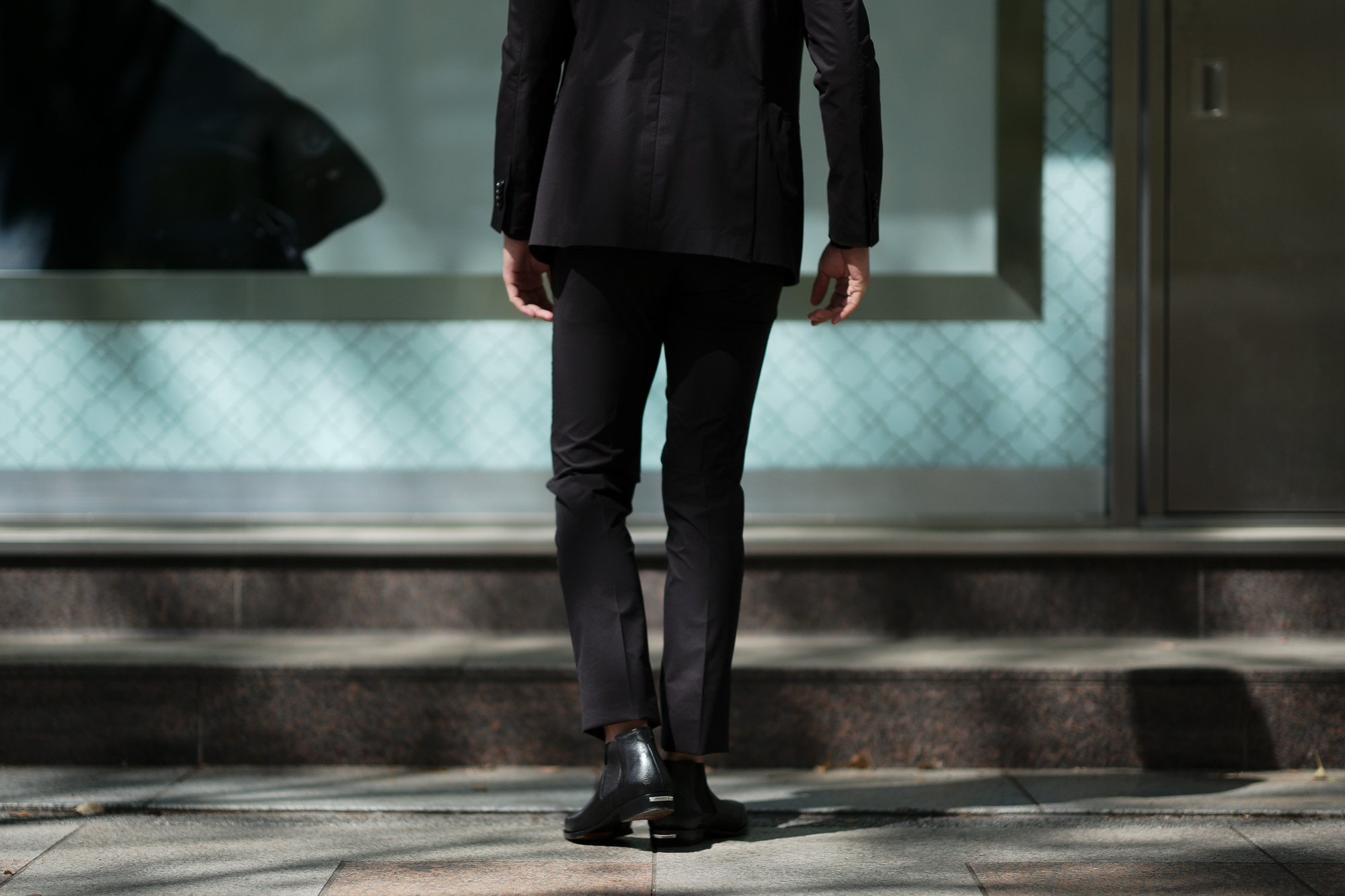 Cuervo (クエルボ) Sartoria Collection (サルトリア コレクション) Rooster (ルースター) STRETCH NYLON ストレッチナイロン スーツ BLACK(ブラック) MADE IN JAPAN (日本製) 2019 春夏 【ご予約受付中】 愛知 名古屋 alto e diritto アルトエデリット