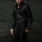 Cuervo (クエルボ) Satisfaction Leather Collection (サティスファクション レザー コレクション) TOM (トム) BUFFALO LEATHER (バッファロー レザー) シングル ライダース ジャケット BROWN (ブラウン) MADE IN JAPAN (日本製) 2019 秋冬 【ご予約開始】のイメージ