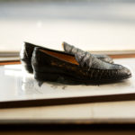 ENZO BONAFE (エンツォボナフェ) ART. EB-08 Crocodile Coin Loafer (クロコダイル コイン ローファー) Mat Crocodile Leather マット クロコダイル レザー ドレスシューズ ローファー NERO (ブラック) made in italy (イタリア製) 2019 春夏新作のイメージ