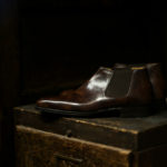 ENZO BONAFE (エンツォボナフェ) CARY GRANT III(ゲーリーグラント3)  MUSEUM CALF(ミュージアムカーフ)  Side gore Boots サイドゴアブーツ DARK BROWN(ダークブラウン) made in italy (イタリア製)のイメージ