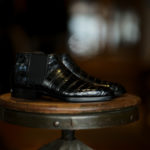 Georges de Patricia(ジョルジュ ド パトリシア) Diablo Crocodile (ディアブロ クロコダイル) 925 STERLING SILVER (925 スターリングシルバー) Crocodile クロコダイル エキゾチックレザー サイドゴアブーツ NOIR (ブラック) 2019 春夏新作 【Special Boots】【第2便ご予約受付中】のイメージ