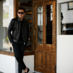 Georges de Patricia (ジョルジュ ド パトリシア) Huracan(ウラカン) 925 STERLING SILVER (925 スターリングシルバー) Super Soft Sheepskin ダブル ライダース ジャケット NOIR (ブラック) 2019 秋冬 【ご予約開始します】のイメージ