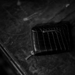 Georges de Patricia(ジョルジュ ド パトリシア) Phantom Crocodile (ファントム クロコダイル) 925 STERLING SILVER (925 スターリングシルバー) Niloticus Crocodile ニロティカス クロコダイル エキゾチックレザー ショート ウォレット NOIR (ブラック) 2019 春夏のイメージ