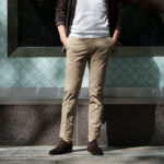 INCOTEX (インコテックス) N35 SLIM FIT (1NGW35) HIGH COMFORT ROYAL BATAVIA コットン ストレッチ スラックス BEIGE (ベージュ・406) 2019 春夏新作のイメージ