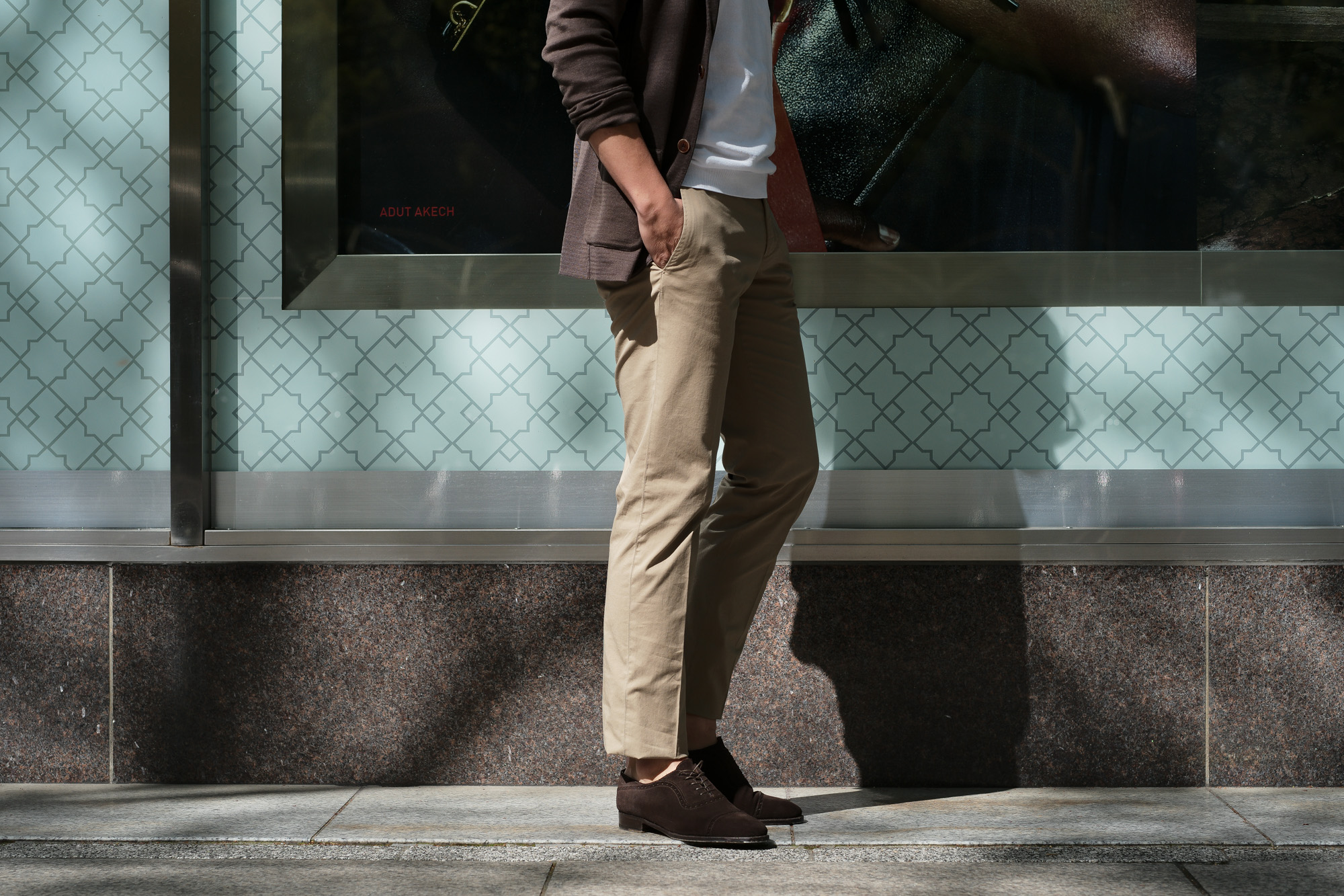 INCOTEX (インコテックス) N35 SLIM FIT (1NGW35) HIGH COMFORT ROYAL BATAVIA コットン ストレッチ スラックス BEIGE (ベージュ・406) 2019 春夏新作 愛知 名古屋 altoediritto アルトエデリット チノパンツ チノスラックス