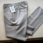 INCOTEX (インコテックス) SARTORIALE (サルトリアーレ) MIT300 SLIM FIT (WOOL & CASHMERE TWILL) ウールカシミアツイル スラックス LIGHT GRAY (ライトグレー・900) Made in italy (イタリア製) 2019 春夏新作のイメージ