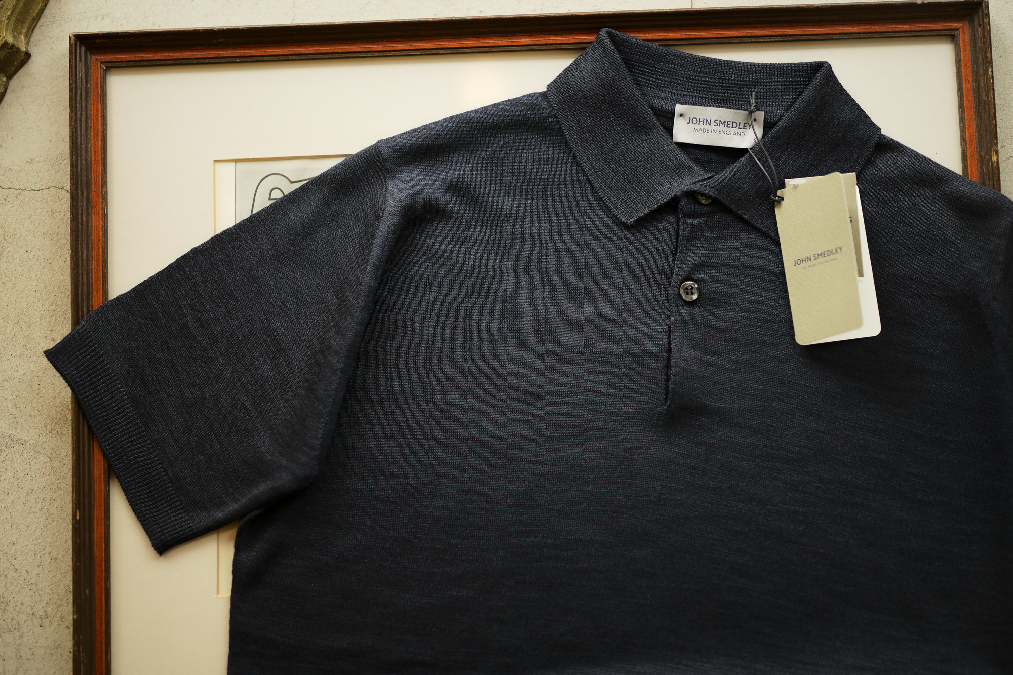 JOHN SMEDLEY (ジョンスメドレー) PIRRO (ピロ) SILK KNIT シルク ニット ポロシャツ MIDNIGHT (ミッドナイト) Made in England (イギリス製) 2019 春夏新作 johnsmedley 愛知 名古屋 altoediritto アルトエデリット