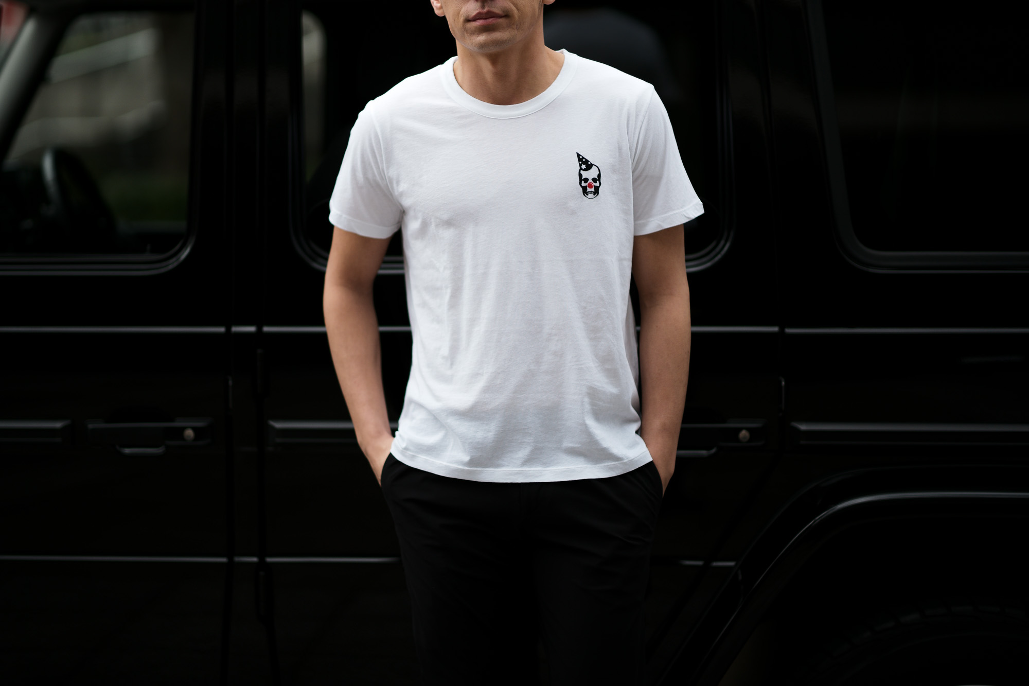 lucien pellat-finet (ルシアン ペラフィネ) 2 Pack Skull Print T 