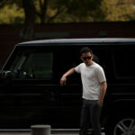 lucien pellat-finet (ルシアン ペラフィネ) SKULL & LEAF ON CHEST ROUND NECK SHORT SLEEVE PULLOVER スカル & リーフ コットン ニット Tシャツ NIVEOUS (ホワイト) 2019 春夏新作のイメージ