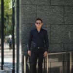 AVINO(アヴィーノ) Poplin Dress Shirts コットン ブロード ポプリン ドレスシャツ NAVY(ネイビー) made in italy (イタリア製) 2019 秋冬 【ご予約受付中】のイメージ