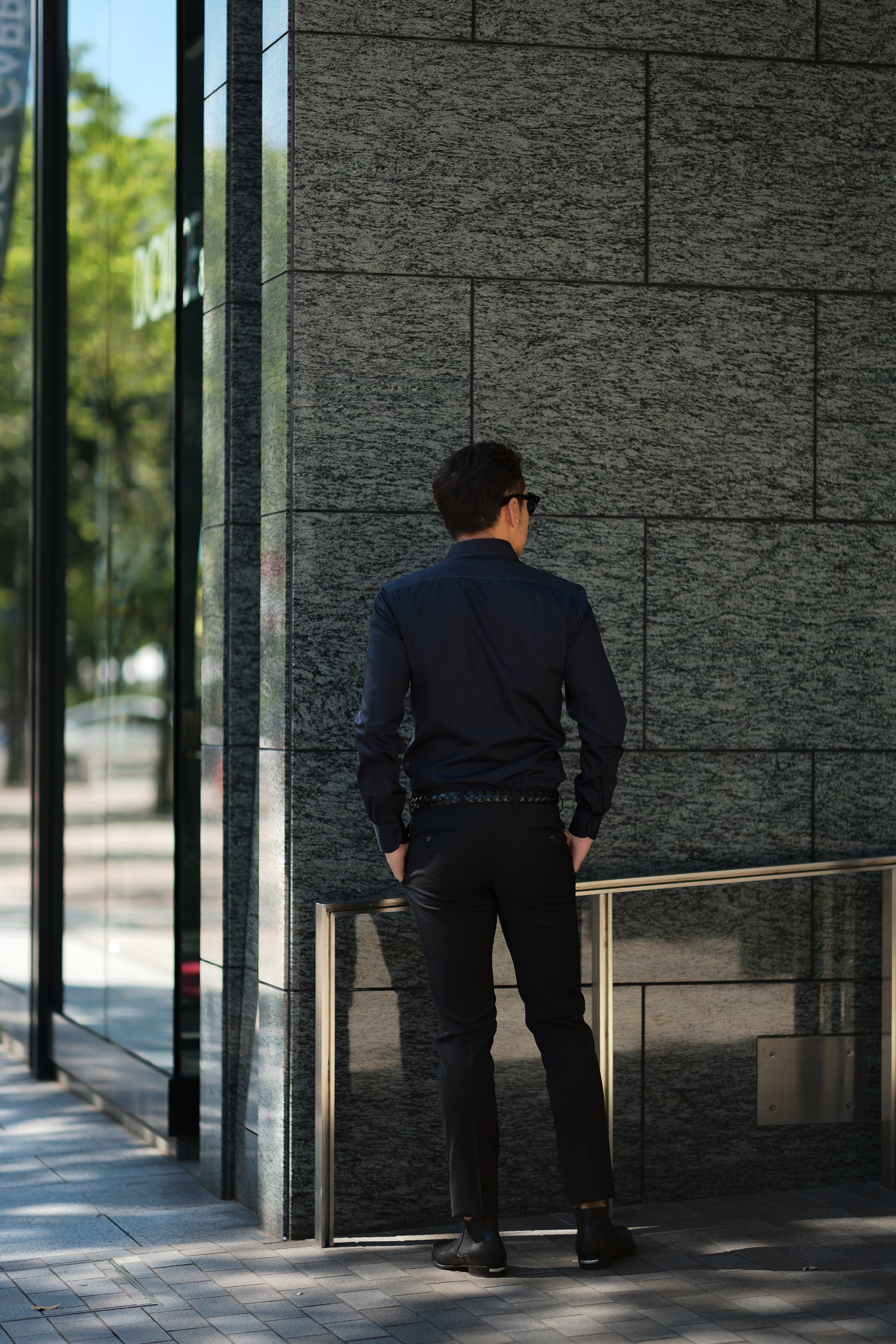 AVINO(アヴィーノ) Poplin Dress Shirts コットン ブロード ポプリン ドレスシャツ NAVY(ネイビー) made in italy (イタリア製) 2019 秋冬 【ご予約受付中】 愛知 名古屋 altoediritto アルトエデリット