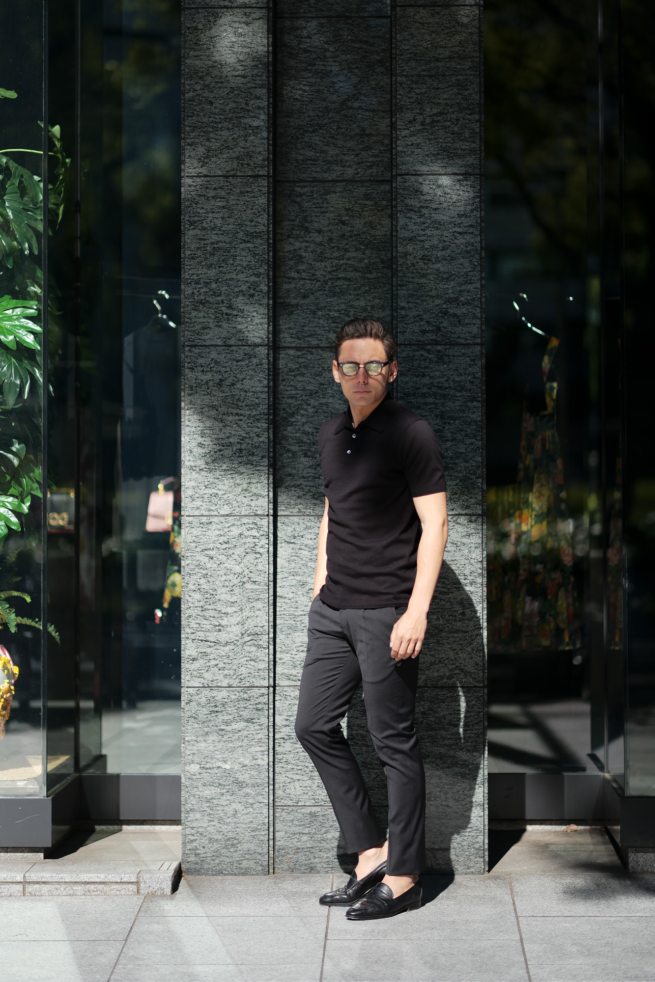 Cruciani (クルチアーニ) Knit Polo Shirt (ニット ポロシャツ) 27 ...