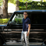 Cruciani (クルチアーニ) Knit Polo Shirt (ニット ポロシャツ) 27ゲージ コットン ニット ポロシャツ NAVY (ネイビー・Z0063) made in italy (イタリア製) 2019 春夏新作のイメージ