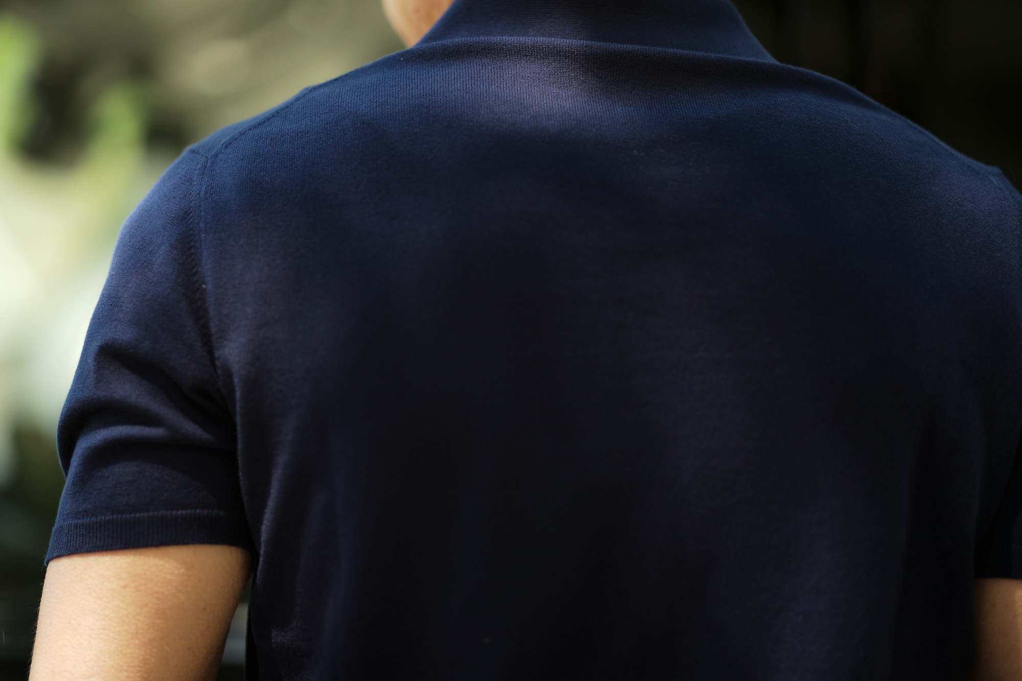 Cruciani (クルチアーニ) Knit Polo Shirt (ニット ポロシャツ) 27ゲージ コットン ニット ポロシャツ NAVY (ネイビー・Z0063) made in italy (イタリア製) 2019 春夏新作 愛知 名古屋 altoediritto アルトエデリット