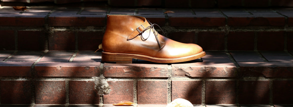 Cuervo (クエルボ) Derringer (デリンジャー) Japan Museum Calf Leather(ジャパン ミュージアムカーフレザー) Chukkaboots チャッカブーツ レザーブーツ NEW GOLD(ニューゴールド) MADE IN JAPAN(日本製) 2019 秋冬 【Special Model】cuervoクエルボ チャッカブーツ 愛知 名古屋 Alto e Diritto アルト エ デリット 5.5,6,6.5,7,7.5,8,8.5,9,9.5