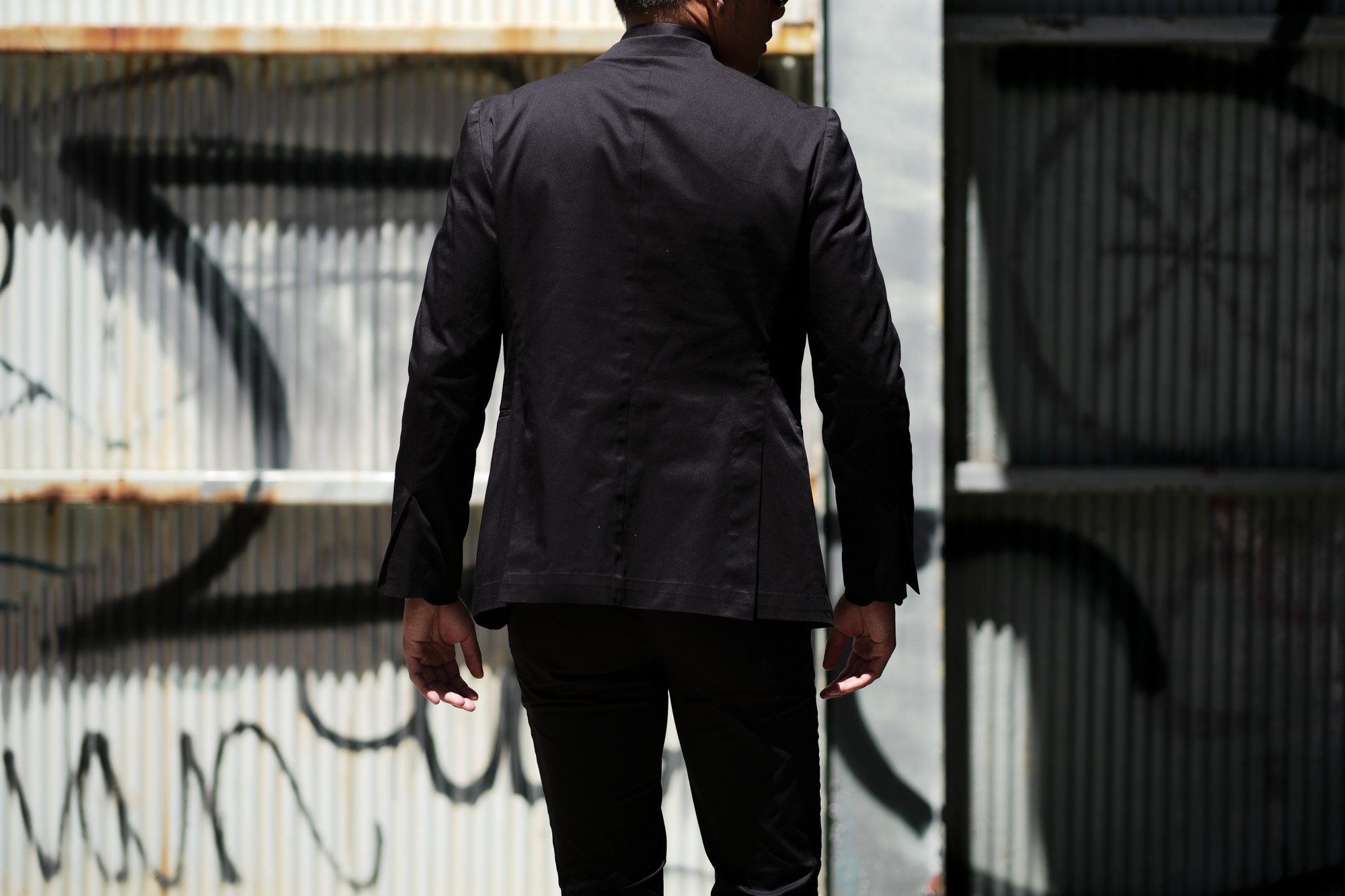 Cuervo (クエルボ) Sartoria Collection (サルトリア コレクション) Rooster (ルースター) ストレッチコットン スーツ BLACK (ブラック) MADE IN JAPAN (日本製) 2019 春夏新作 【ご予約受付中】愛知 名古屋 alto e diritto アルトエデリット