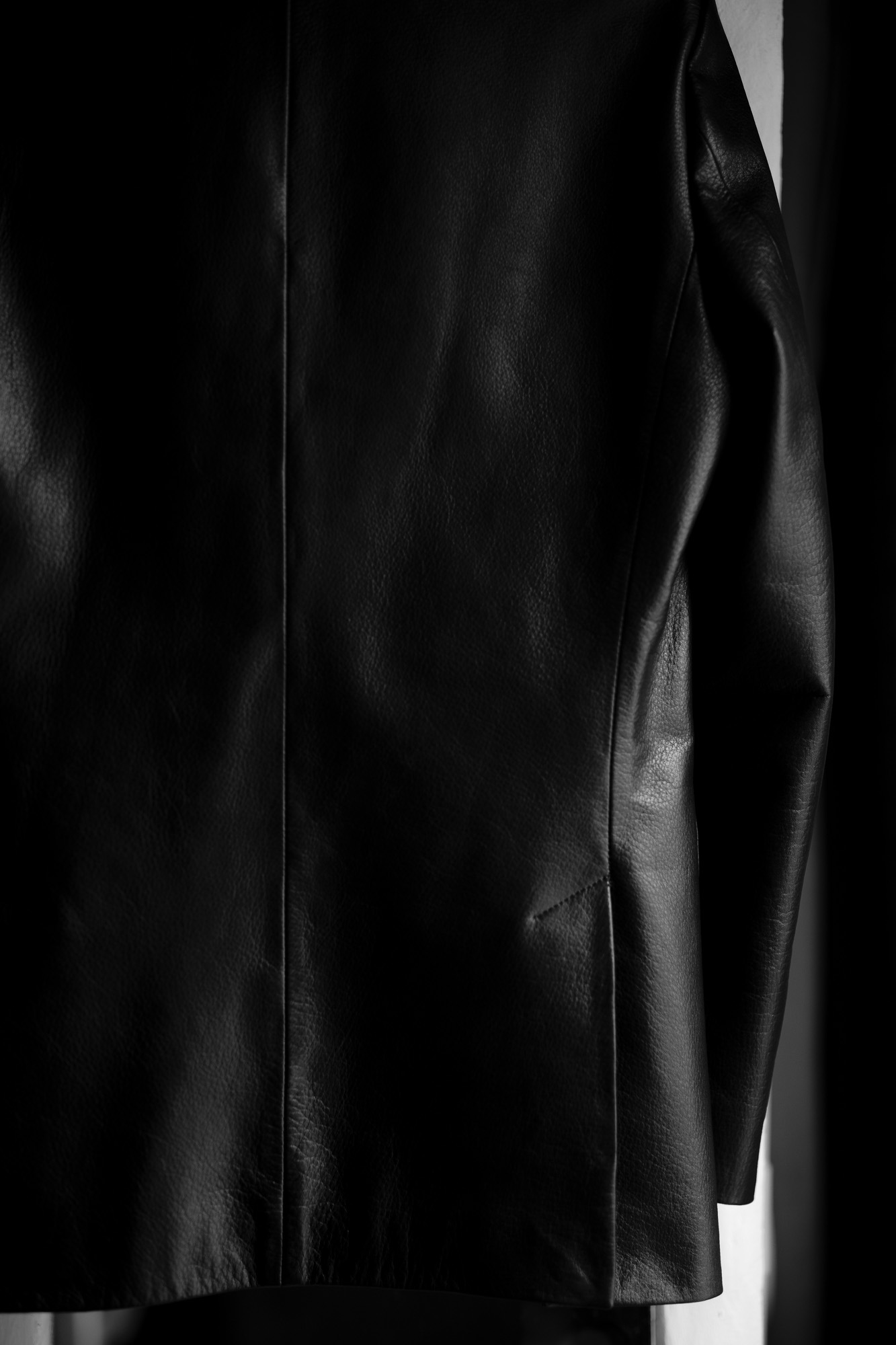 Cuervo (クエルボ) Satisfaction Leather Collection (サティスファクション レザー コレクション) LEON (レオン) BUFFALO LEATHER (バッファロー レザー) シングル テーラード ジャケット BLACK (ブラック) MADE IN JAPAN (日本製) 2019 秋冬