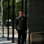Georges de Patricia (ジョルジュ ド パトリシア) Huracan(ウラカン) 925 STERLING SILVER (925 スターリングシルバー) Super Soft Sheepskin ダブル ライダース ジャケット NOIR (ブラック) 2019 秋冬 【ご予約受付中】のイメージ
