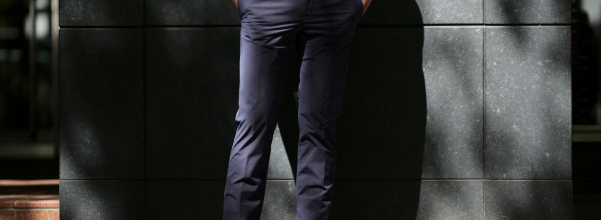 INCOTEX (インコテックス) 1AG48R SLIM FIT URBAN TRAVELER (アーバントラベラー) LIGHTWEIGHT POLY STRETCH ストレッチポリエステル イージー スラックス NAVY (ネイビー・820) 2019 春夏新作 愛知 名古屋 altoediritto アルトエデリット