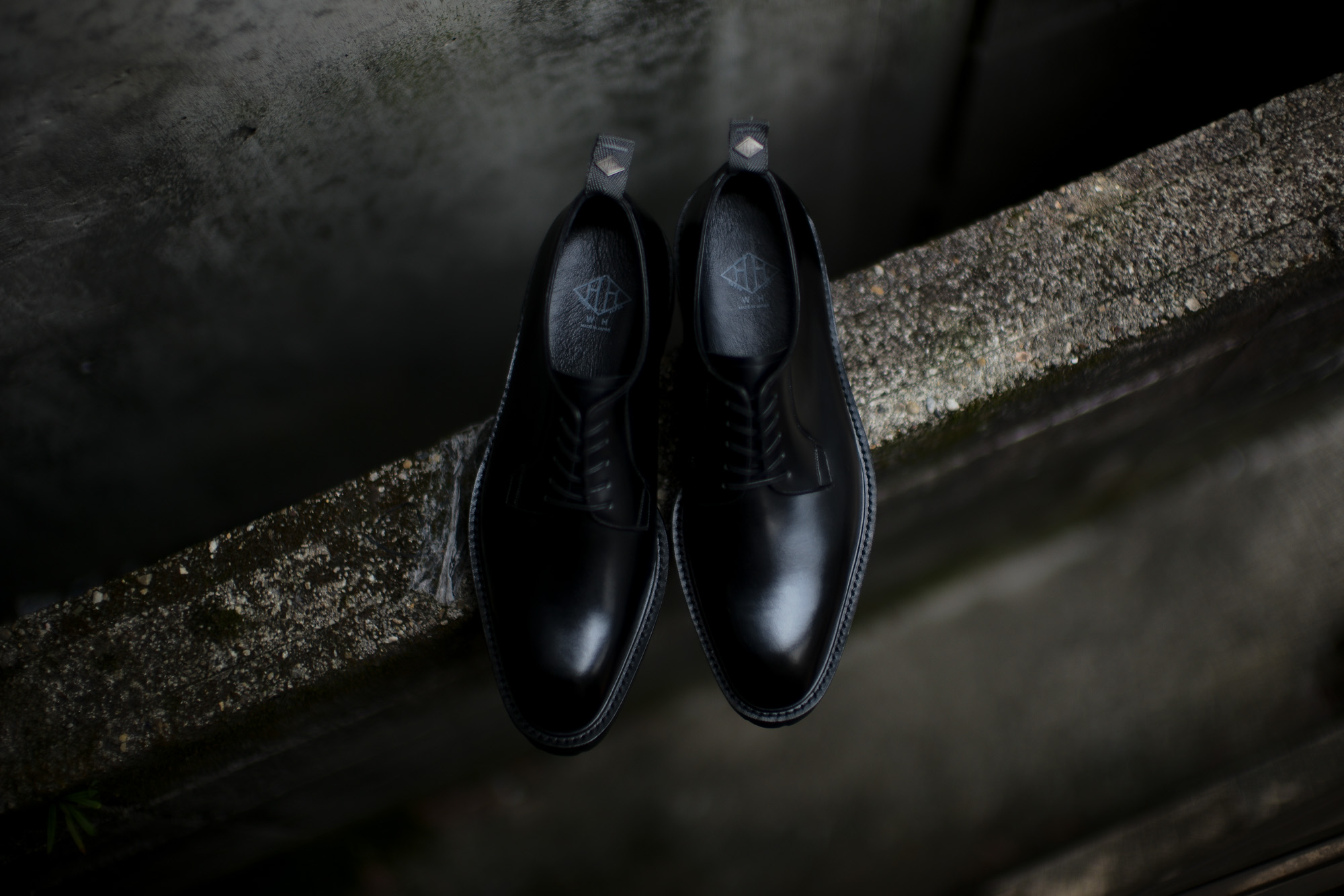 WH (ダブルエイチ) WHZ-0011 Cordovan Plane Toe Shoes (干場氏 スペシャル Zモデル) Trench Last (トレンチラスト) Shell Cordovan シェルコードバンレザー プレーントゥシューズ BLACK (ブラック) MADE IN JAPAN (日本製) 2019 秋冬 【Special限定モデル】【7月27日発売分】【ご予約受付中】 愛知 名古屋 alto e diritto altoediritto アルトエデリット 干場義雅 干場さん