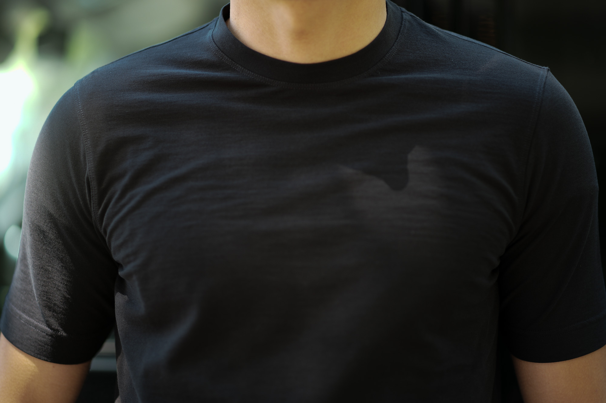 ZANONE (ザノーネ) Crew Neck T-shirt (クルーネックTシャツ) ice cotton アイスコットン Tシャツ BLACK (ブラック・Z0015) MADE IN ITALY(イタリア製) 2019 春夏新作  愛知 名古屋 altoediritto アルトエデリット