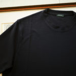 ZANONE (ザノーネ) Crew Neck T-shirt (クルーネックTシャツ) ice cotton アイスコットン Tシャツ NAVY (ネイビー・Z0542) MADE IN ITALY(イタリア製) 2019 春夏新作のイメージ