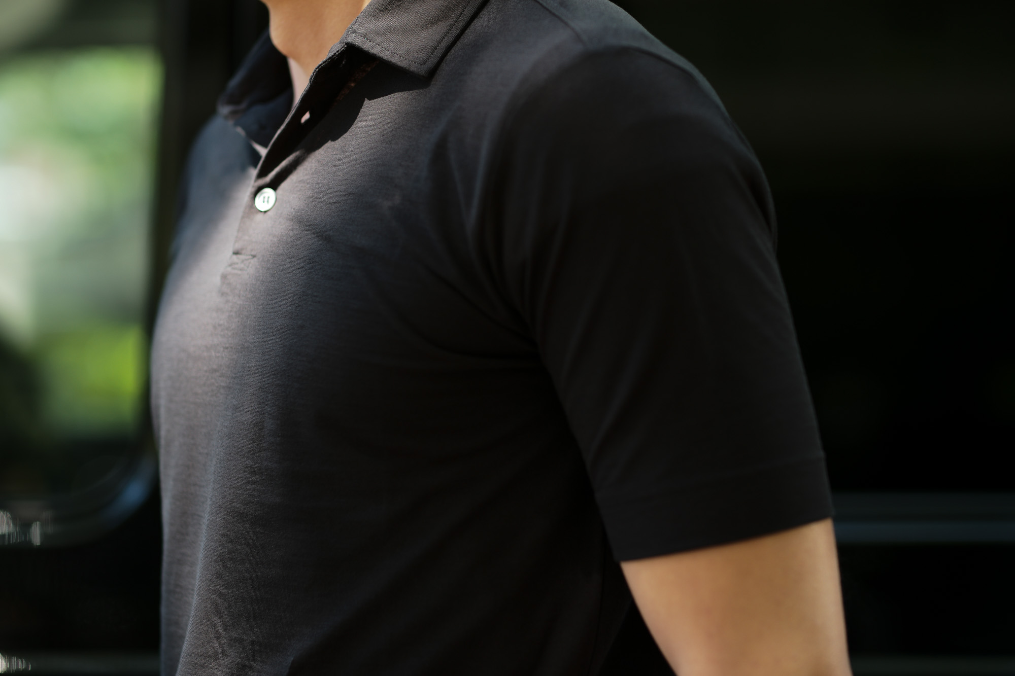 ZANONE(ザノーネ) Polo Shirt ice cotton アイスコットン ポロシャツ BLACK (ブラック・Z0015) made in italy (イタリア製) 2019 春夏新作 愛知 名古屋 altoediritto アルトエデリット