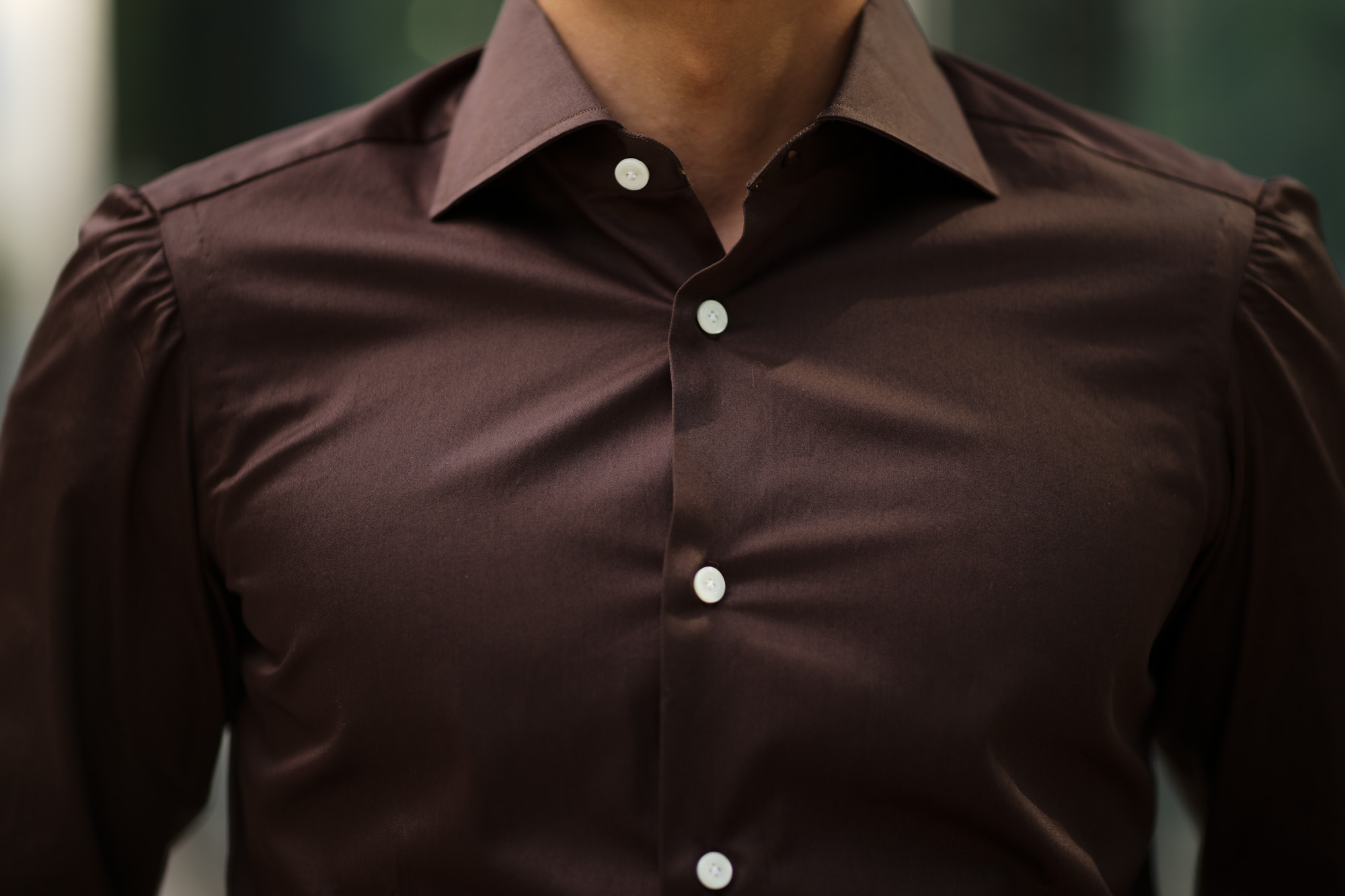 AVINO(アヴィーノ) Poplin Dress Shirts コットン ブロード ポプリン ドレスシャツ BROWN(ブラウン) made in italy (イタリア製) 2019 秋冬 【ご予約受付中】 愛知 名古屋 altoediritto アルトエデリット