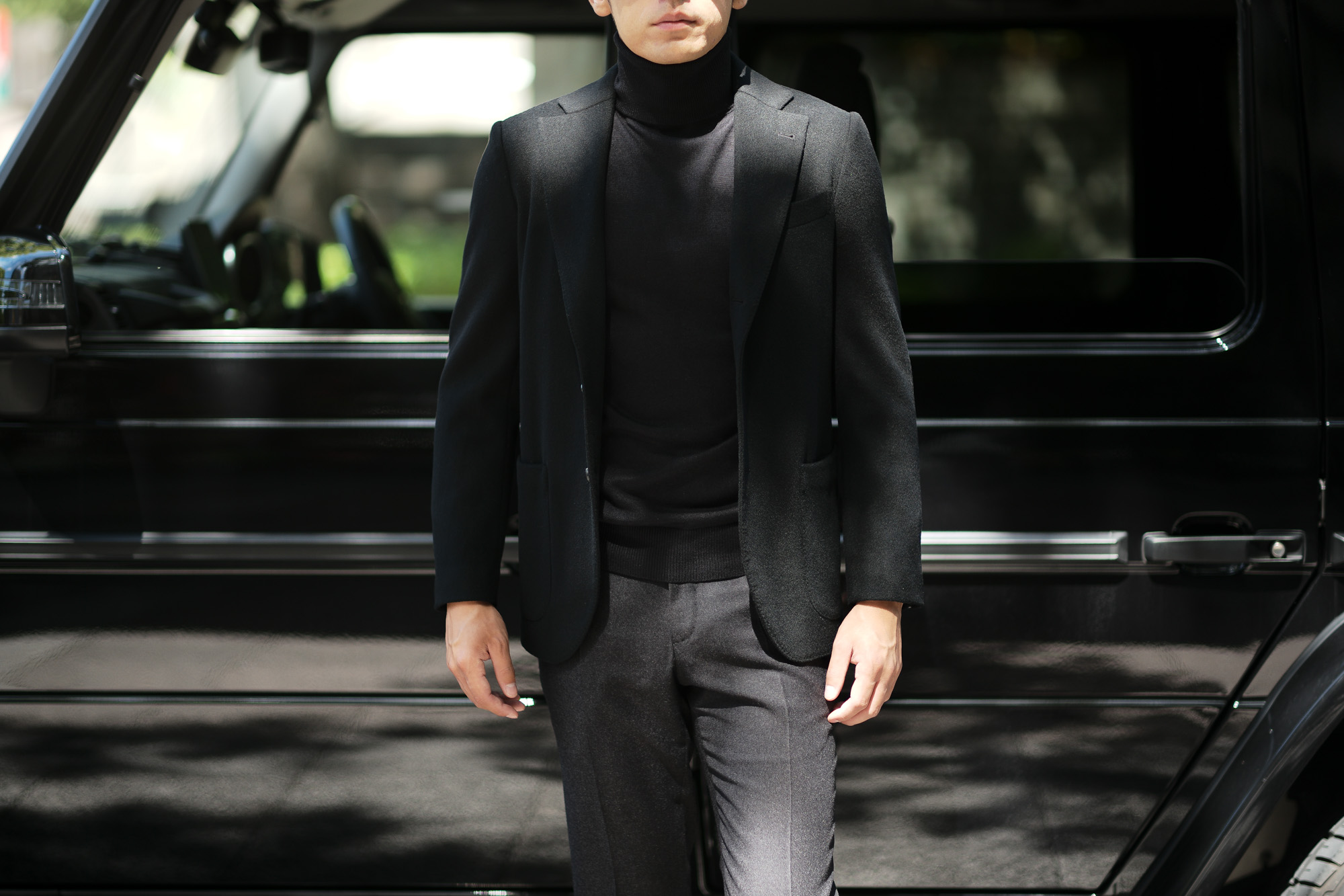 Cuervo (クエルボ) Sartoria Collection (サルトリア コレクション) Lobb (ロブ) Cashmere カシミア 3B ジャケット BLACK (ブラック) MADE IN JAPAN (日本製) 2019 秋冬 【ご予約開始】 愛知 名古屋 altoediritto アルトエデリット スーツ ジャケット カシミヤ