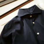 Cuervo (クエルボ) Sartoria Collection (サルトリア コレクション) Pier(ピエル) STRETCH COTTON ストレッチコットン シャツ NAVY(ネイビー) MADE IN ITALY (イタリア製) 2019 春夏 【ネイビー第2便入荷】のイメージ