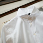 Cuervo (クエルボ) Sartoria Collection (サルトリア コレクション) Pier(ピエル) STRETCH COTTON ストレッチコットン シャツ WHITE(ホワイト) MADE IN ITALY (イタリア製) 2019 春夏 【新色ホワイト入荷】のイメージ