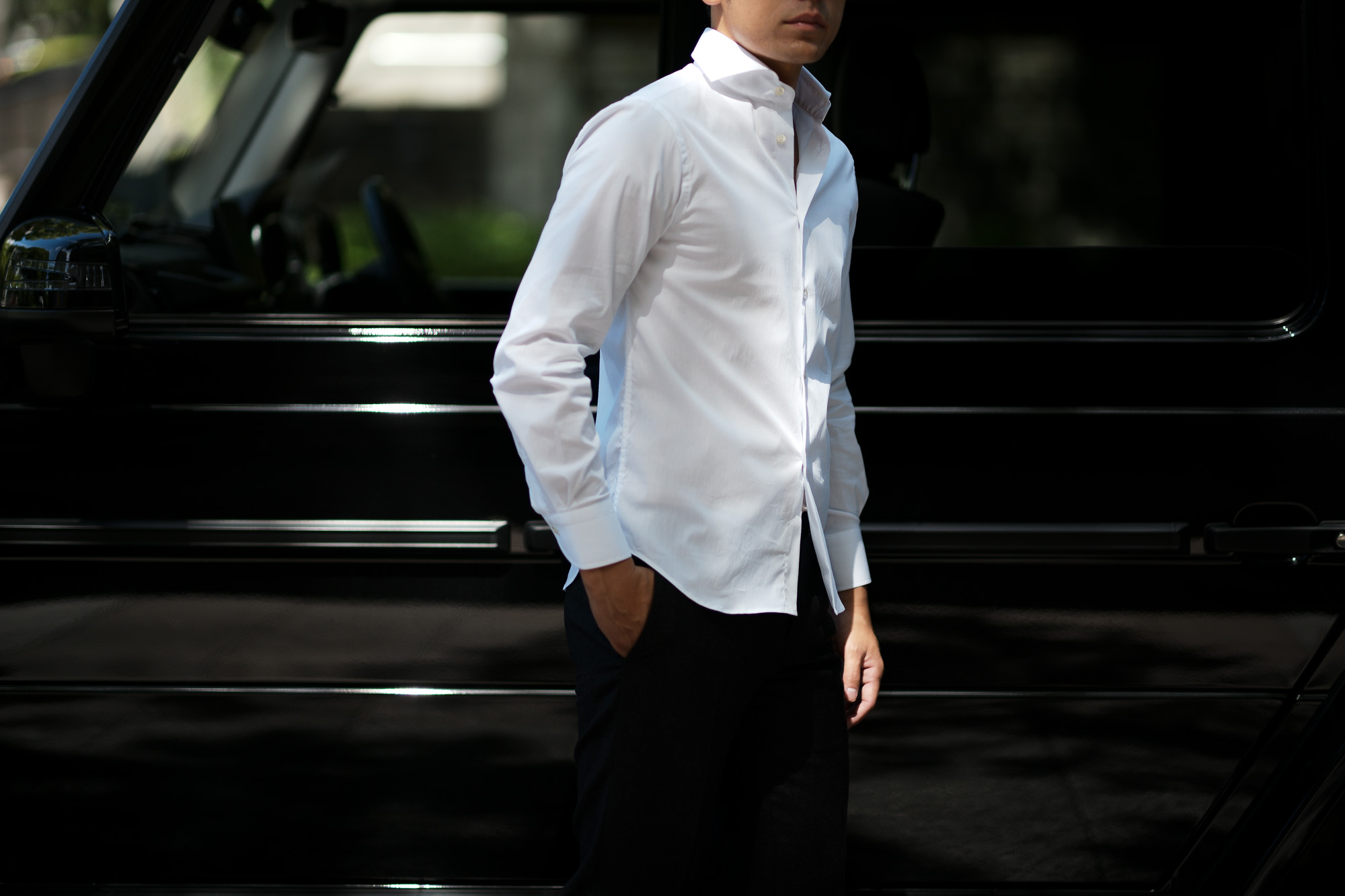 Cuervo (クエルボ) Sartoria Collection (サルトリア コレクション) Pier(ピエル) STRETCH COTTON ストレッチコットン シャツ WHITE(ホワイト) MADE IN ITALY (イタリア製) 2019 春夏 【新色ホワイトフリー分発売中】 イタリアシャツ 愛知 名古屋 altoediritto アルトエデリット