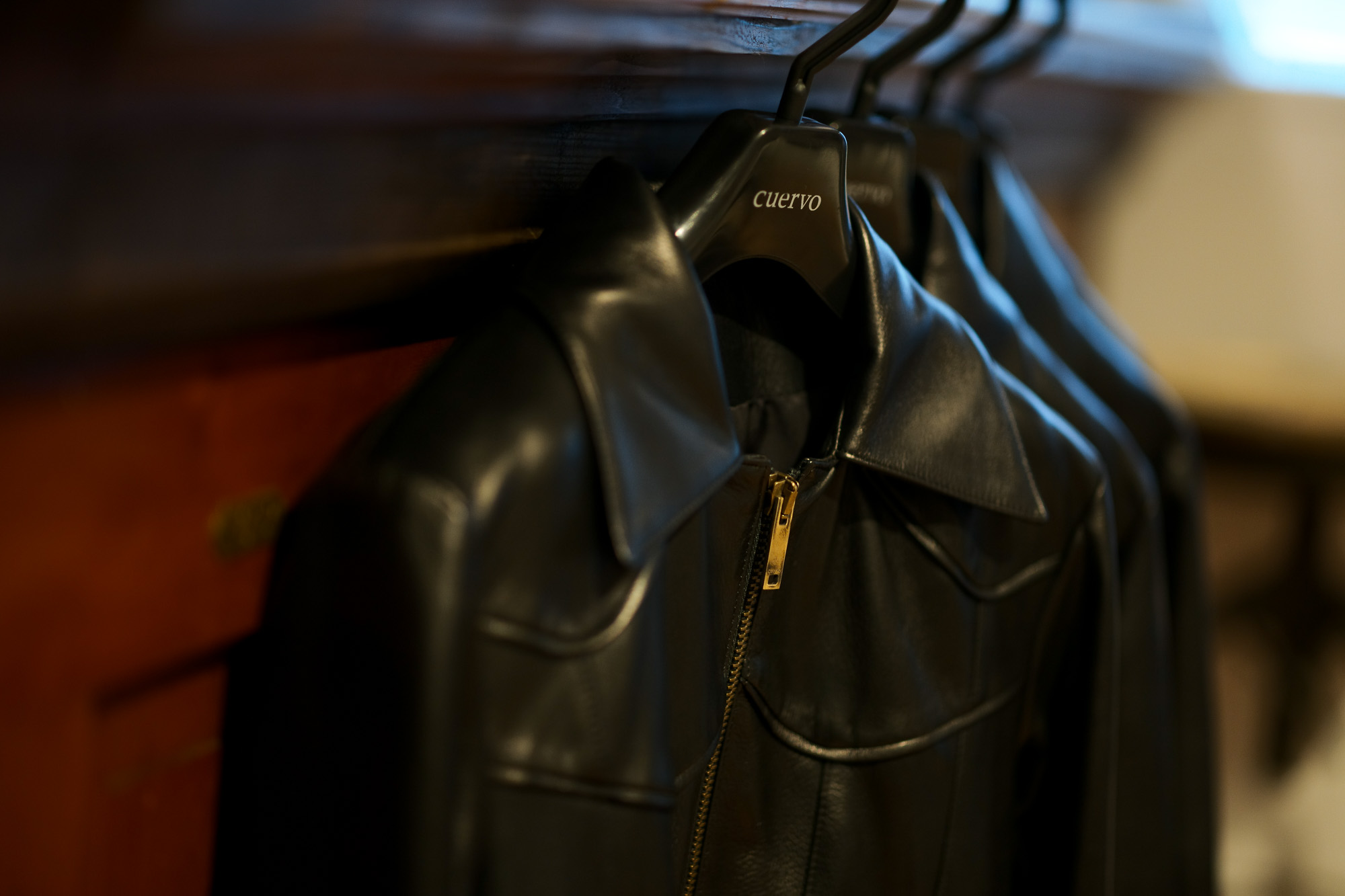 Cuervo (クエルボ) Satisfaction Leather Collection (サティスファクション レザー コレクション) East West(イーストウエスト)  SMOKE(スモーク) BUFFALO LEATHER (バッファロー レザー) レザージャケット BLACK(ブラック) MADE IN JAPAN (日本製) 2019 秋冬新作 【入荷しました】【フリー分発売開始】愛知 名古屋 altoediritto アルトエデリット 洋服屋 レザージャケット サウスパラディソ eastwest