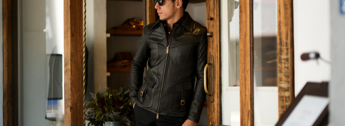 Cuervo (クエルボ) Satisfaction Leather Collection (サティスファクション レザー コレクション) East West(イーストウエスト) SMOKE(スモーク) BUFFALO LEATHER (バッファロー レザー) レザージャケット BROWN(ブラウン) MADE IN JAPAN (日本製) 2019 秋冬新作 愛知 名古屋 altoediritto アルトエデリット 洋服屋 レザージャケット サウスパラディソ eastwest