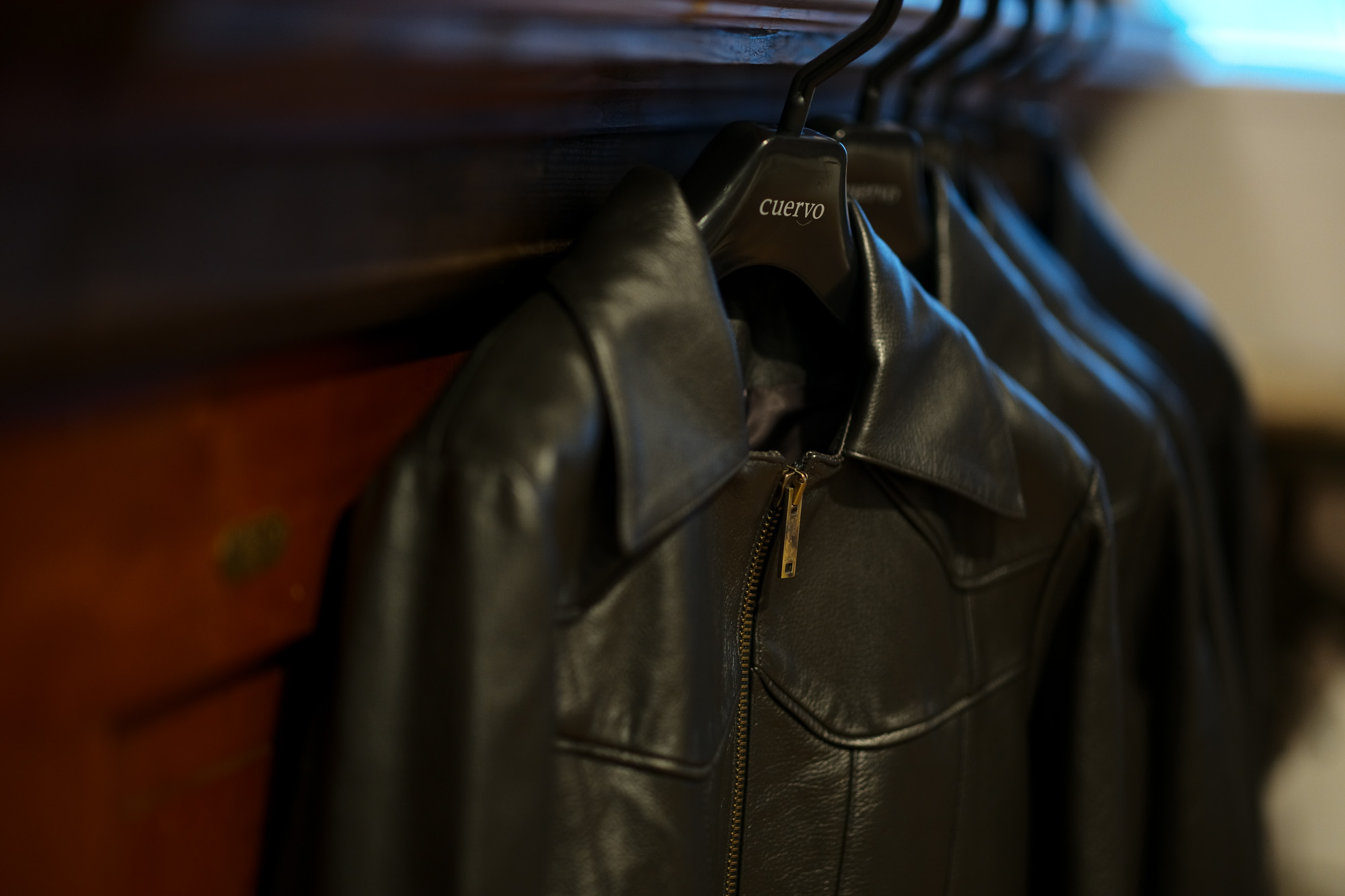 Cuervo (クエルボ) Satisfaction Leather Collection (サティスファクション レザー コレクション) East West(イーストウエスト)  SMOKE(スモーク) BUFFALO LEATHER (バッファロー レザー) レザージャケット BROWN(ブラウン) MADE IN JAPAN (日本製) 2019 秋冬 【ご予約受付中】愛知 名古屋 altoediritto アルトエデリット 洋服屋 レザージャケット サウスパラディソ eastwes