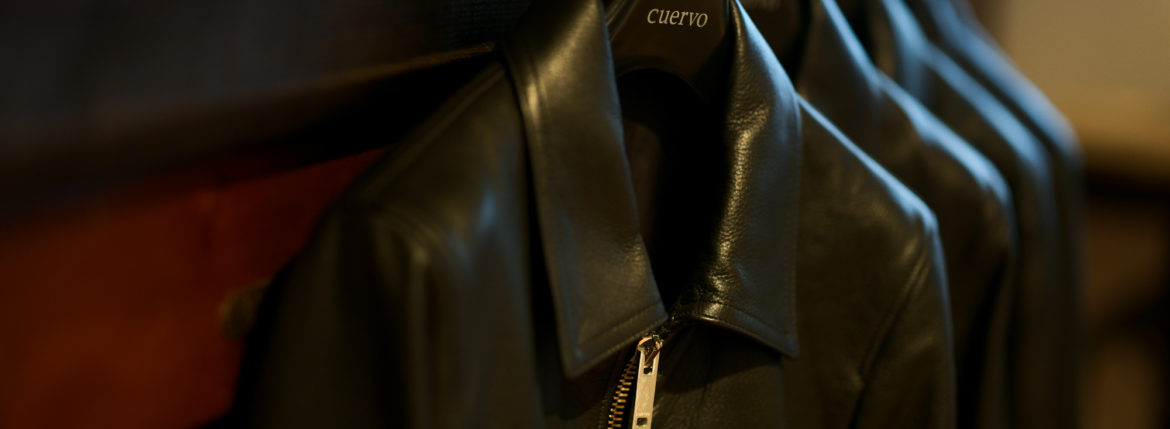 Cuervo (クエルボ) Satisfaction Leather Collection (サティスファクション レザー コレクション) TOM (トム) BUFFALO LEATHER (バッファロー レザー) シングル ライダース ジャケット BROWN (ブラウン) MADE IN JAPAN (日本製) 2019 秋冬新作 【入荷しました】【フリー分発売開始】　クエルボ レザージャケット 愛知 名古屋 alto e diritto アルトエデリット セレクトショップ