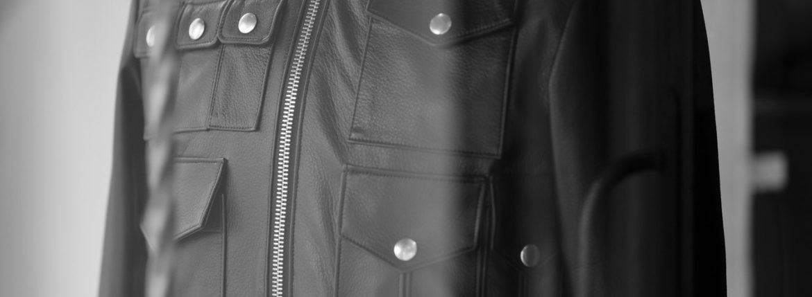 Cuervo (クエルボ) Satisfaction Leather Collection (サティスファクション レザー コレクション) HUNK(ハンク) BUFFALO LEATHER (バッファロー レザー) レザージャケット BLACK(ブラック) MADE IN JAPAN (日本製) 2019 秋冬 愛知 名古屋 altoediritto アルトエデリット バイオハザード ハンク バイオ BIOHAZARD