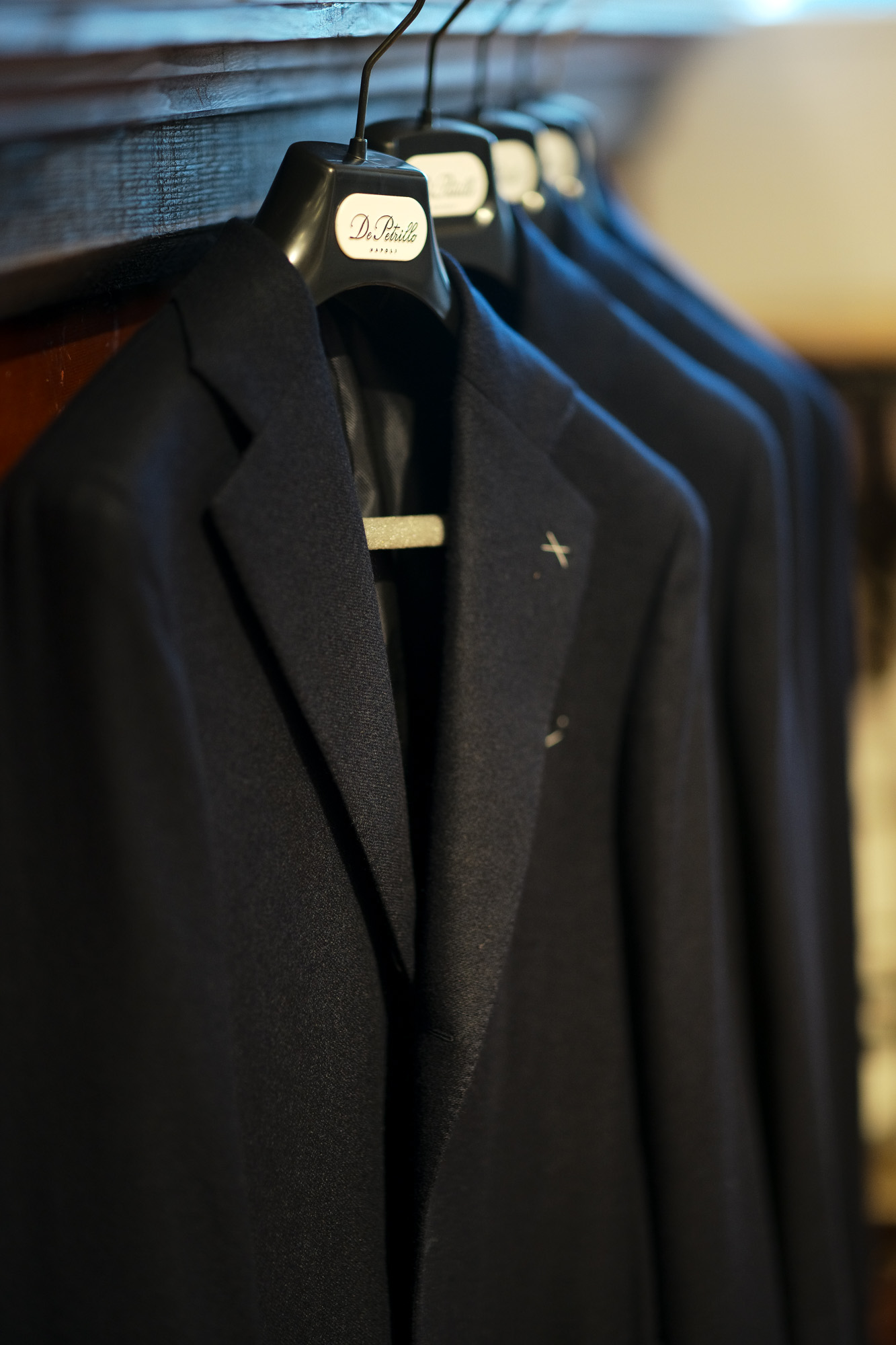 De Petrillo (デ ペトリロ) NAPOLI Posillipo (ナポリ ポジリポ) カシミア モールスキン 段返り3B ジャケット NAVY (ネイビー・359) Made in italy (イタリア製) 2019 秋冬新作 【入荷しました】【フリー分発売開始】depetrillo デペトリロ 愛知 名古屋 altoediritto アルトエデリット