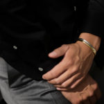 Georges de Patricia(ジョルジュ ド パトリシア) Ghost (ゴースト) 18K GOLD(18K ゴールド) 925 STERLING SILVER (925 スターリングシルバー) WHITE DIAMOND(ホワイトダイヤモンド) ダブル バングル  2019 秋冬のイメージ