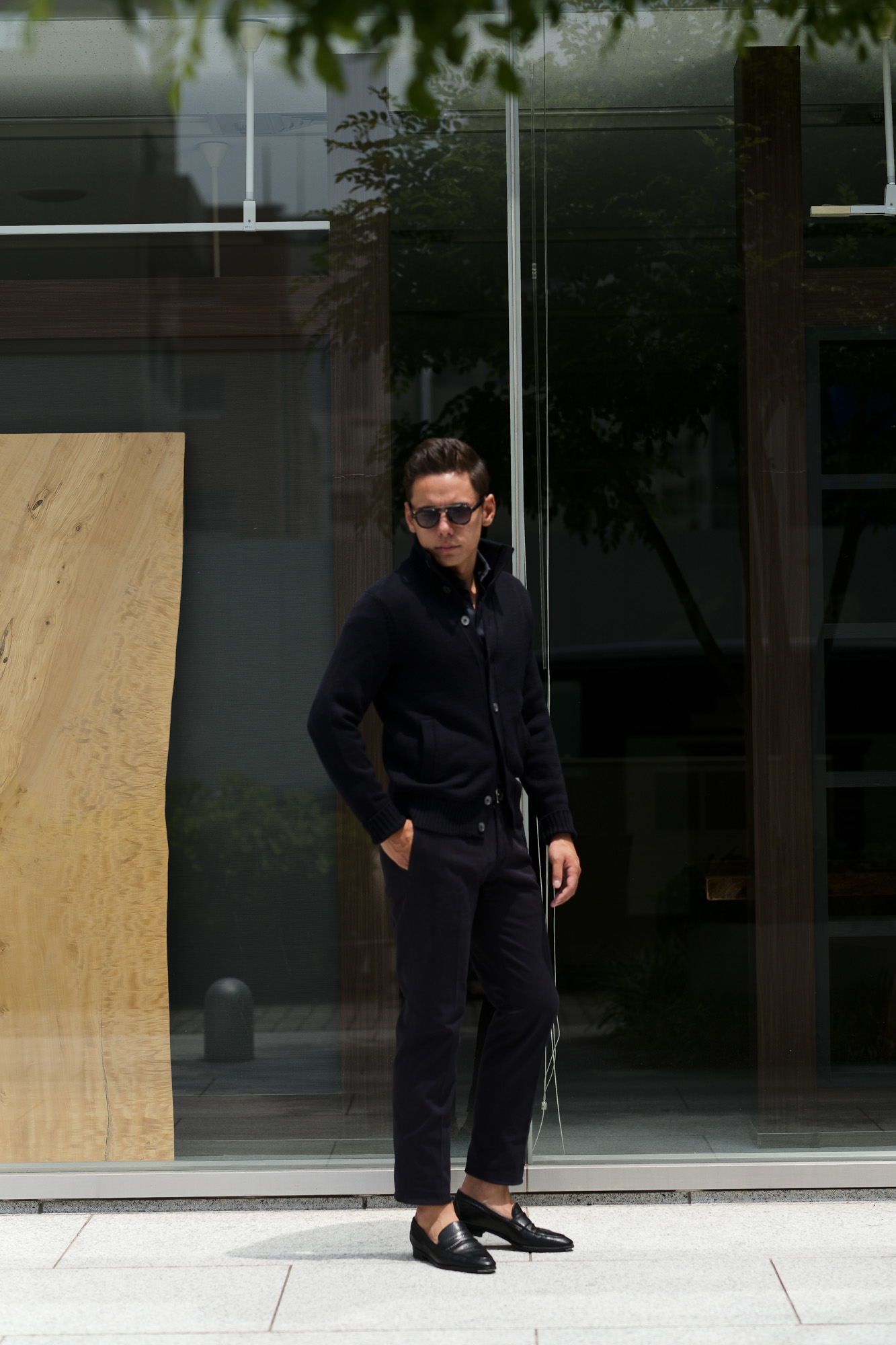 INCOTEX (インコテックス) 1AGW30 SLIM FIT GARMENT DYED COMFORT CHINO コットン ストレッチ スラックス NAVY (ネイビー・831) 2019 秋冬 【ご予約受付中】愛知 名古屋 altoediritto アルトエデリット