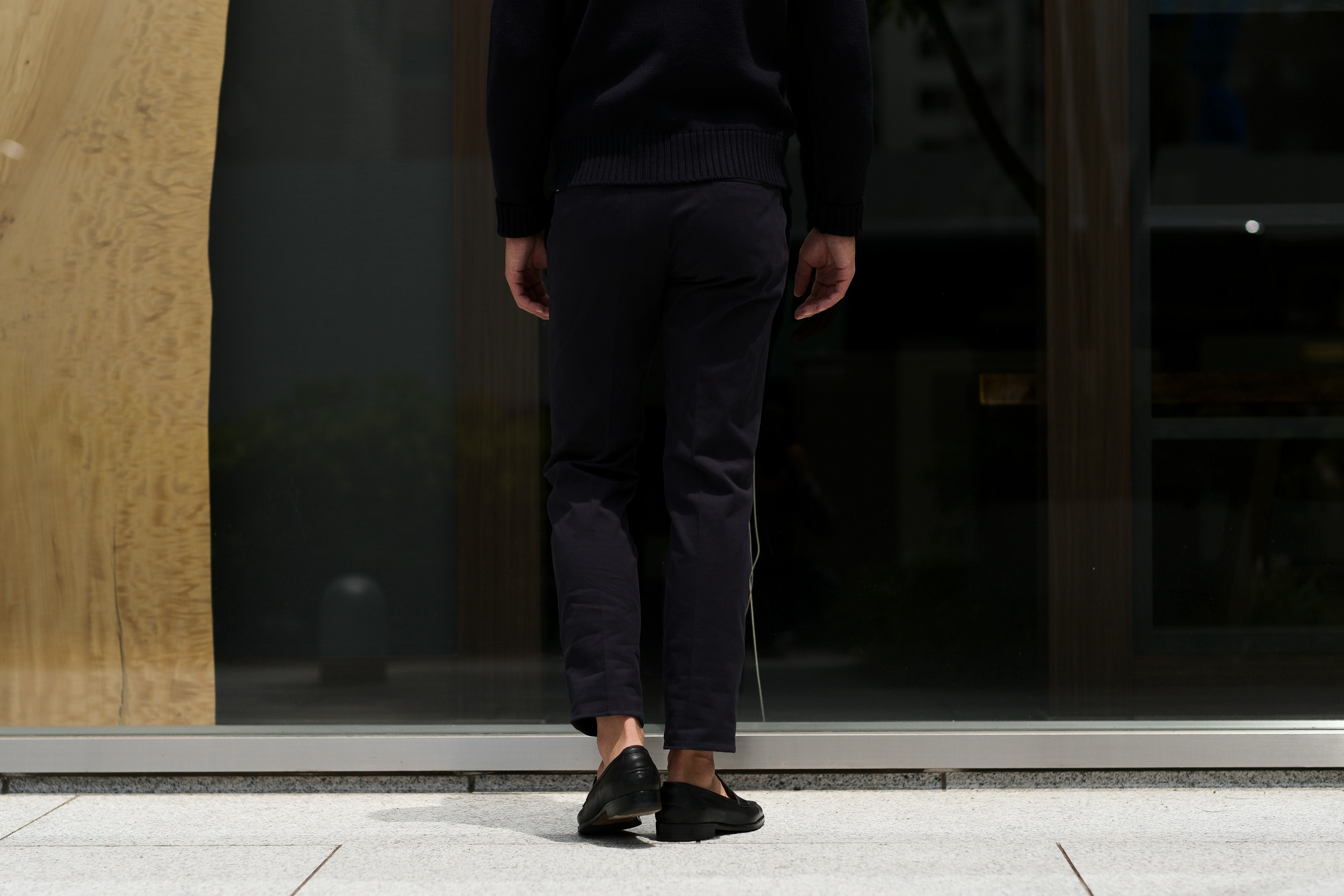 INCOTEX (インコテックス) 1AGW30 SLIM FIT GARMENT DYED COMFORT CHINO コットン ストレッチ スラックス NAVY (ネイビー・831) 2019 秋冬 【ご予約受付中】愛知 名古屋 altoediritto アルトエデリット