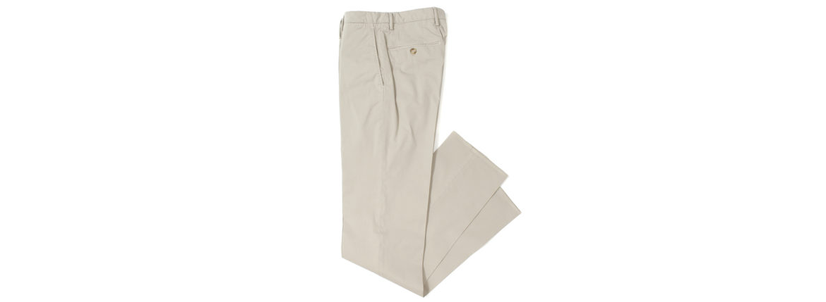 INCOTEX (インコテックス) N35 SLIM FIT (1NGW35) HIGH COMFORT ROYAL BATAVIA コットン ストレッチ スラックス LIGHT BEIGE (ライトベージュ・425) 2019 春夏新作 愛知 名古屋 altoediritto アルトエデリット チノパンツ チノスラックス