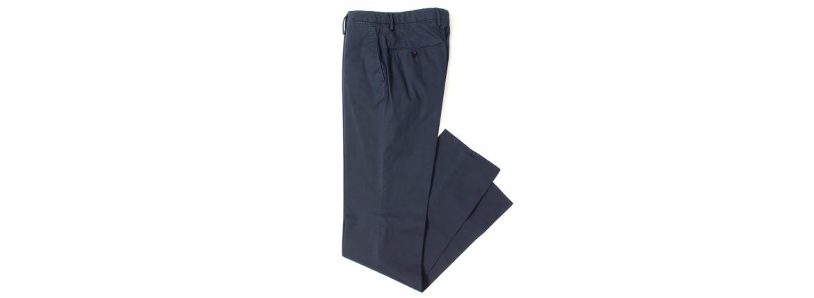 INCOTEX (インコテックス) N35 SLIM FIT (1NGW35) HIGH COMFORT ROYAL BATAVIA コットン ストレッチ スラックス NAVY (ネイビー・822) 2019 春夏新作 愛知 名古屋 altoediritto アルトエデリット チノパンツ チノスラックス