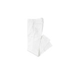 INCOTEX SLACKS(インコテックススラックス)10S100 SLIM FIT G.D. GABARDIND STRETCH ガーメントダイ ストレッチ コットン トラウザーズ チノパンツ WHITE (ホワイト・001) 2019 春夏新作のイメージ
